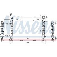 NISSENS 60323 Kühler, Motorkühlung
