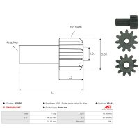 AS-PL SD0005 Freilaufgetriebe, Starter