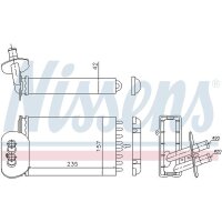 NISSENS 73977 Wärmetauscher, Innenraumheizung