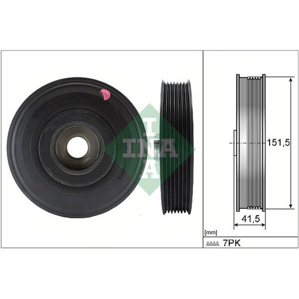 Schaeffler INA 544 0088 10 Riemenscheibe, Kurbelwelle