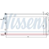 NISSENS 940158 Kondensator, Klimaanlage