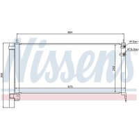 NISSENS 940175 Kondensator, Klimaanlage
