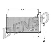 DENSO DCN50037 Kondensator, Klimaanlage