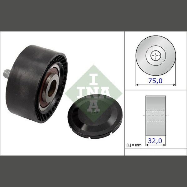 Schaeffler INA 532 0722 10 Umlenk-/Führungsrolle, Keilrippenriemen