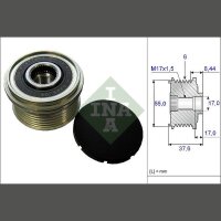 Schaeffler INA 535 0246 10 Generatorfreilauf