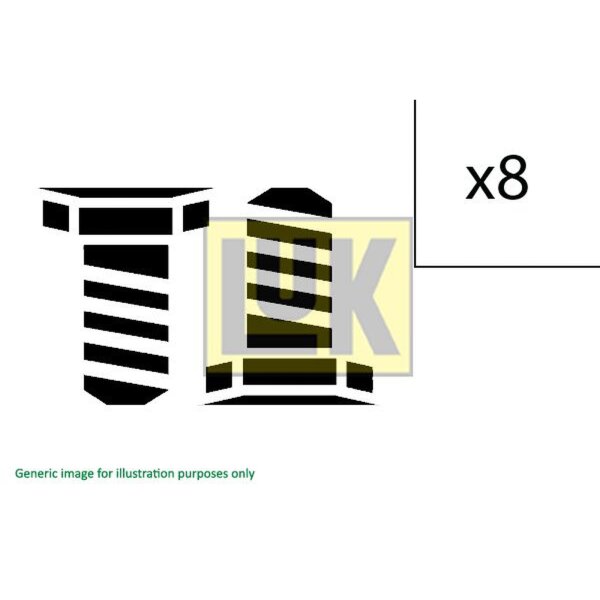 Schaeffler LuK 411 0196 10 Schraubensatz, Schwungrad