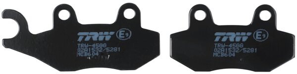 TRW MCB604 Bremsbelagsatz, Scheibenbremse
