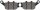 TRW MCB634 Bremsbelagsatz, Scheibenbremse