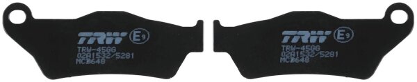 TRW MCB648 Bremsbelagsatz, Scheibenbremse