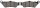 TRW MCB671 Bremsbelagsatz, Scheibenbremse