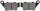 TRW MCB672 Bremsbelagsatz, Scheibenbremse