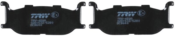 TRW MCB640 Bremsbelagsatz, Scheibenbremse