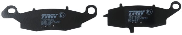 TRW MCB682 Bremsbelagsatz, Scheibenbremse