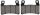 TRW MCB703 Bremsbelagsatz, Scheibenbremse
