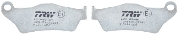 TRW MCB648EC Bremsbelagsatz, Scheibenbremse