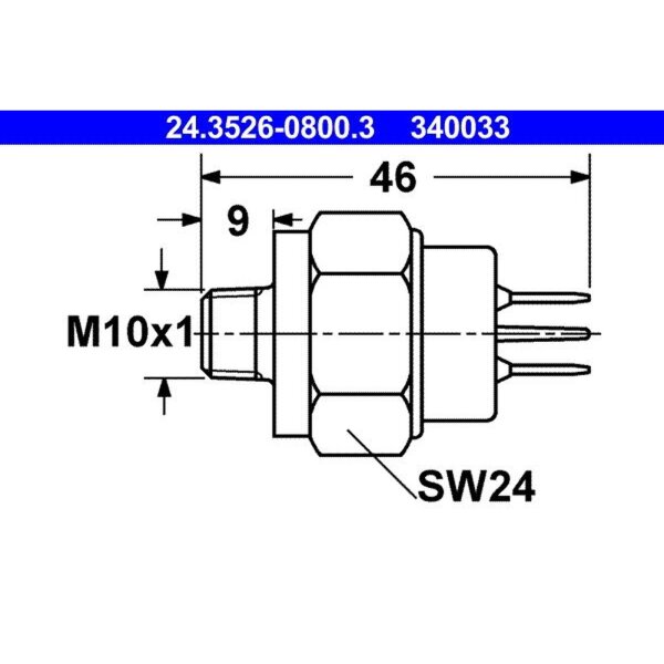 ATE 24.3526-0800.3 Bremslichtschalter