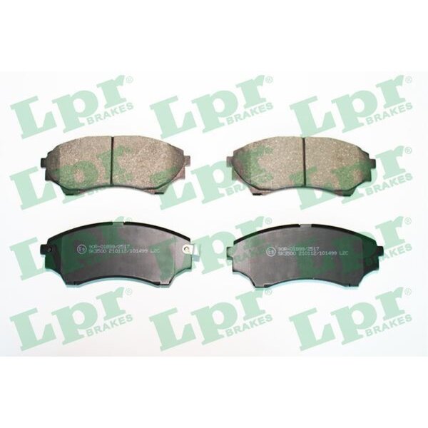 LPR 05P1499 Bremsbelagsatz, Scheibenbremse