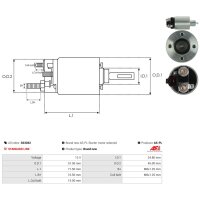 AS-PL SS3032 Magnetschalter, Starter