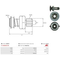 AS-PL SD0107 Freilaufgetriebe, Starter