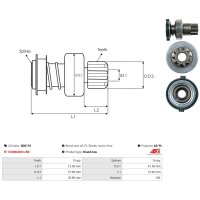 AS-PL SD0110 Freilaufgetriebe, Starter