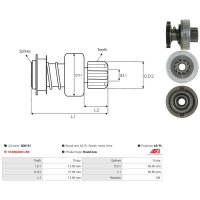 AS-PL SD0191 Freilaufgetriebe, Starter