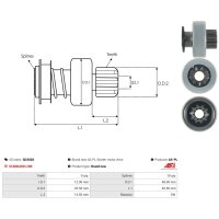 AS-PL SD3028 Freilaufgetriebe, Starter