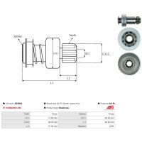 AS-PL SD3034 Freilaufgetriebe, Starter