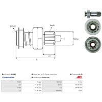 AS-PL SD3040 Freilaufgetriebe, Starter