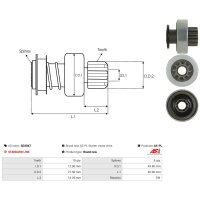 AS-PL SD3047 Freilaufgetriebe, Starter