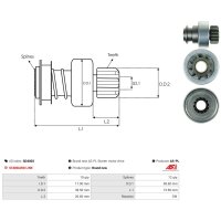 AS-PL SD4002 Freilaufgetriebe, Starter