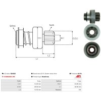 AS-PL SD4022 Freilaufgetriebe, Starter