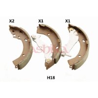 ASHIKA 55-0H-H18 Bremsbackensatz