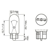 BOSCH 1 987 302 241 Glühlampe, Blinkleuchte