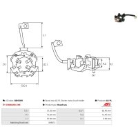 AS-PL SBH5009 Halter, Kohlebürsten