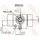 Radbremszylinder TRW BWB111A Hinterachse 15,9mm FTE Aluminium - 1 Stück