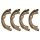 TRW GS8757 Bremsbackensatz, Feststellbremse