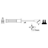BOSCH 0 986 357 256 Zündleitungssatz