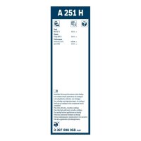 Wischblatt BOSCH 3 397 008 058 Heckscheibe 250 mm Aerotwin - 1 Stück