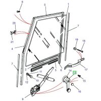 AG PARTS 10467 Fensterkurbel
