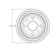 TRW DB4398 Bremstrommel