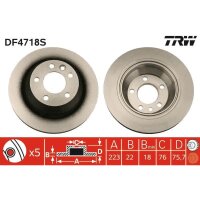 TRW DF4718S Bremsscheibe