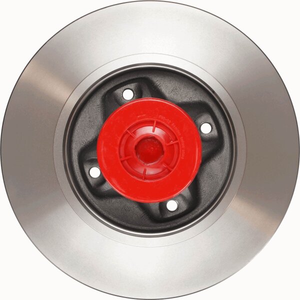 Bremsscheibe TRW DF6128BS Hinterachse 268mm ABS-Sensorring - 1 Stück
