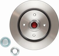 Bremsscheibe TRW DF6128BS Hinterachse 268mm ABS-Sensorring - 1 Stück