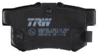 TRW GDB3516 Bremsbelagsatz, Scheibenbremse