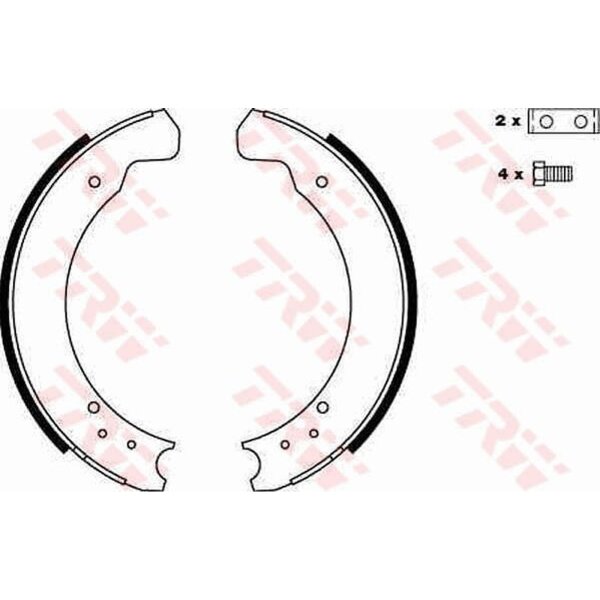 TRW GS6075 Bremsbackensatz