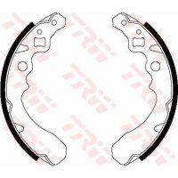 TRW GS8282 Bremsbackensatz