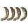 TRW GS8731 Bremsbackensatz