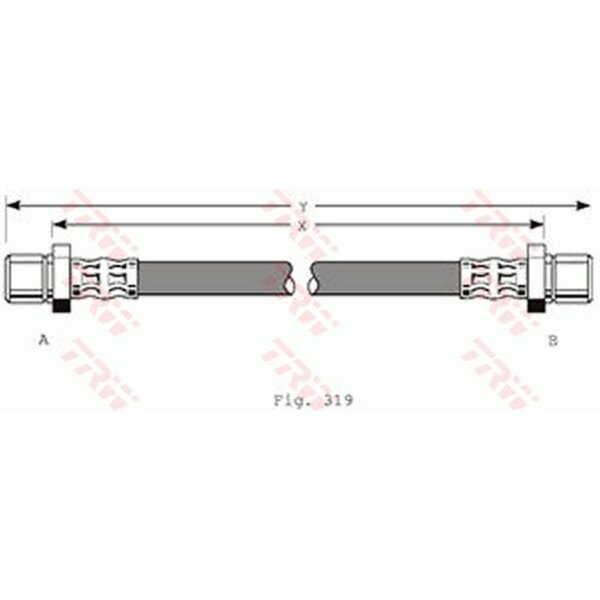 TRW PHA216 Bremsschlauch