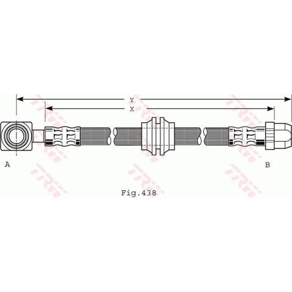 TRW PHD485 Bremsschlauch