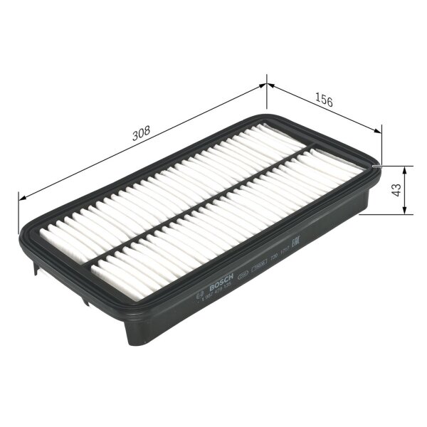 BOSCH 1 987 429 135 Luftfilter